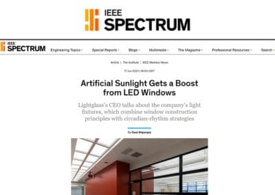 LIGHTGLASS Featured in IEEE Spectrum!